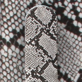 Cadran Crystal Flower Noir Bracelet Classic Waterprint Python