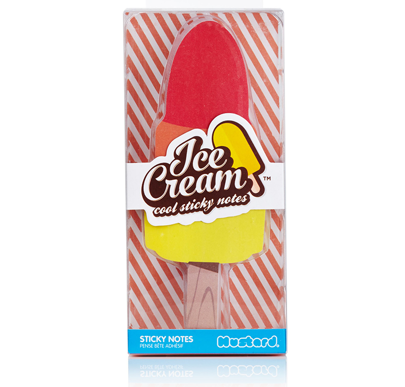 Ice Cream Cool Sticky Notes Rocket