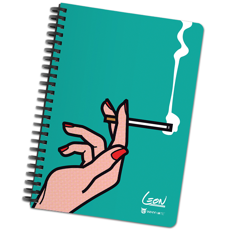 Bloc note effaçable - Edition Léon Cigarette