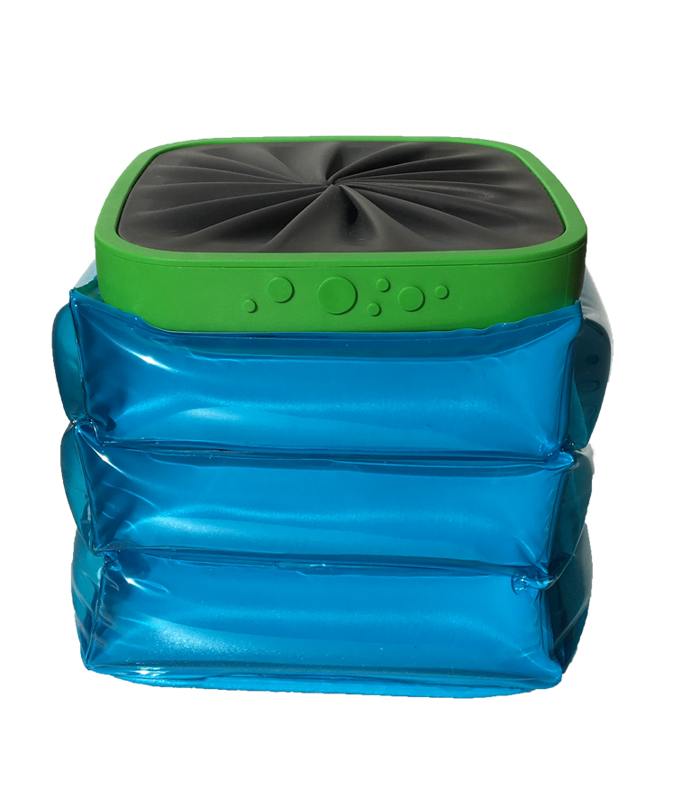 Boîte repas BOX Pool party Bleue, lunch box étanche et isotherme Vert