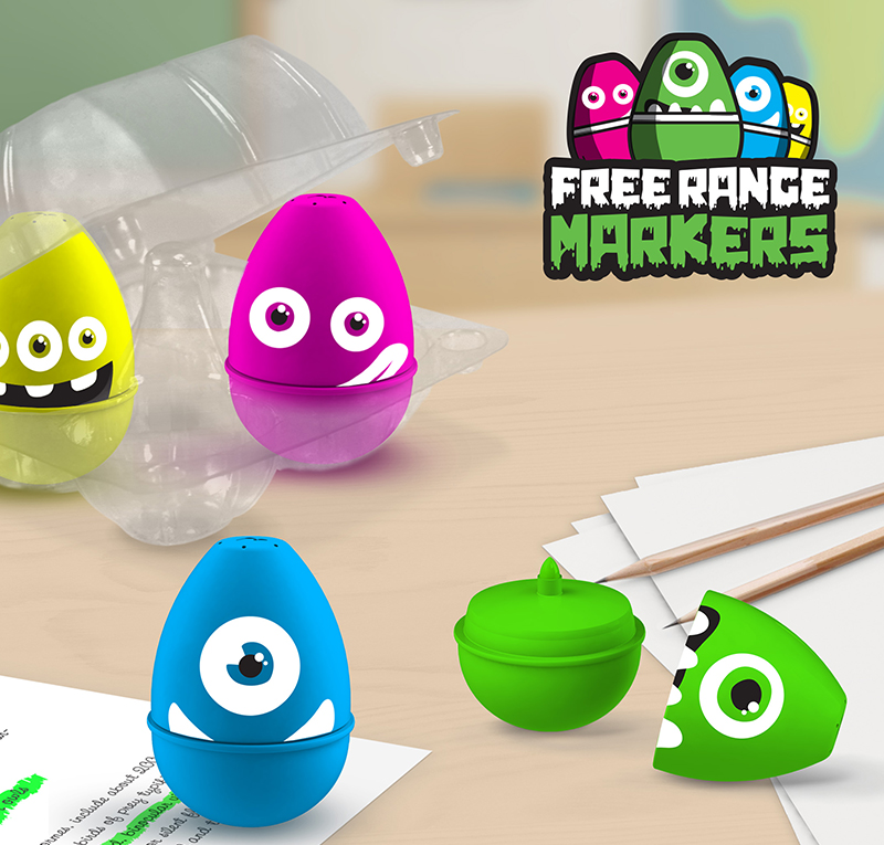 Free Range Markers Monsters Highlighters