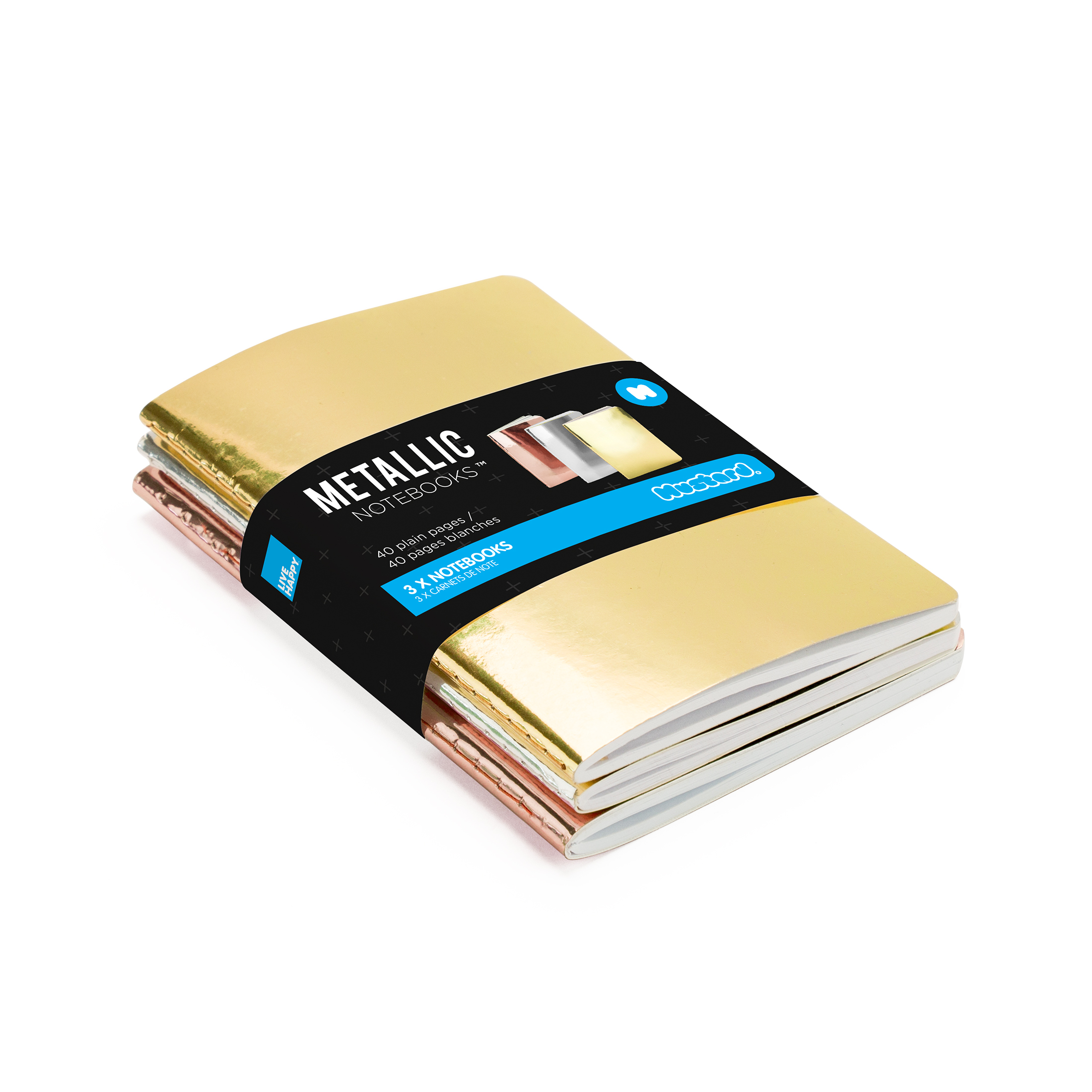 Unique Notebooks Métalliques