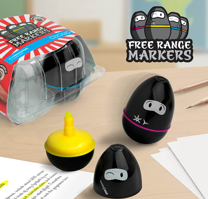 Free Range Markers Ninjas Highlighters