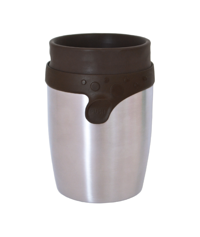 Mug isotherme Steel Twizz 200 Cappuccino inox