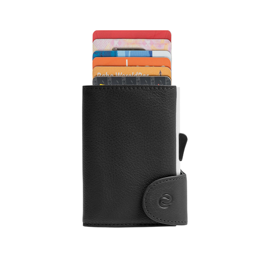 Porte-cartes RFID cuir Noir Nero Porte-cartes Cuir Prestige