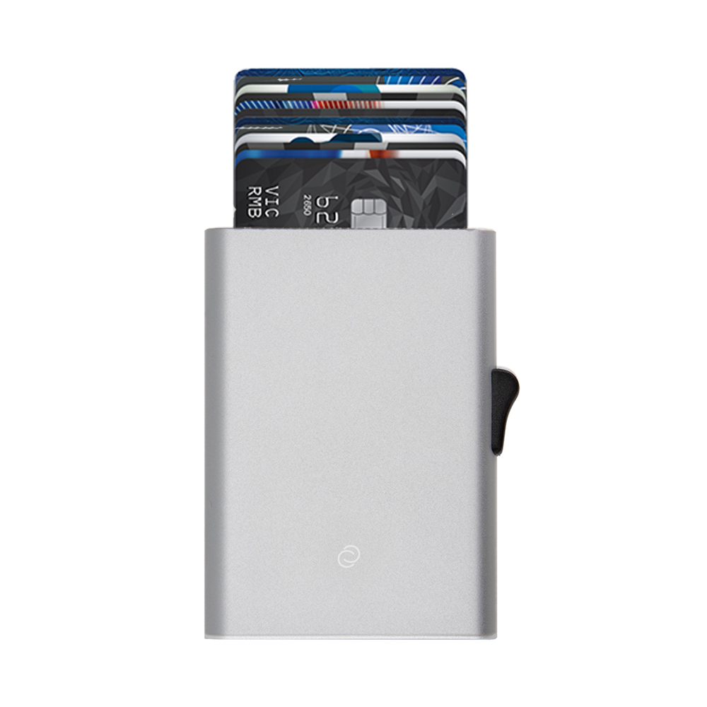 Porte-Cartes en Alluminium XL Argent Porte-cartes en Alluminium XL