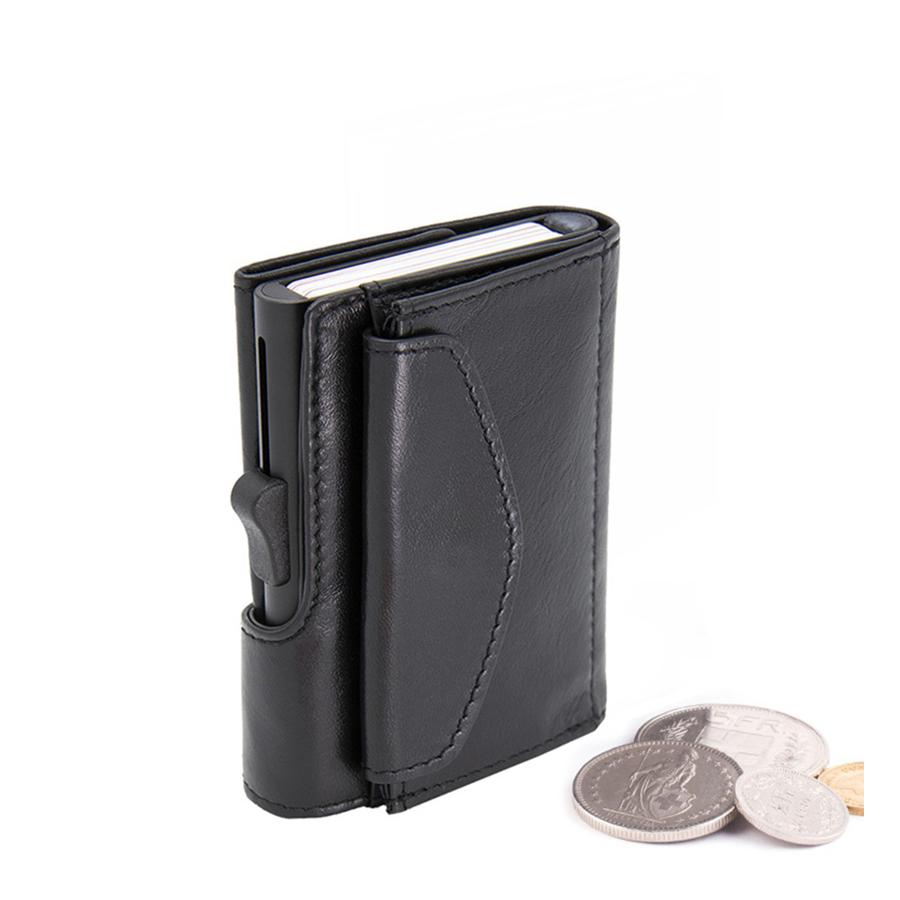 Porte-monnaie et cartes XL RFID cuir Noir Porte-monaie et cartes XL cuir